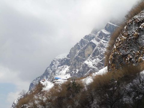 Deurali ABC Ttrail, Trail Chhomrong to ABC