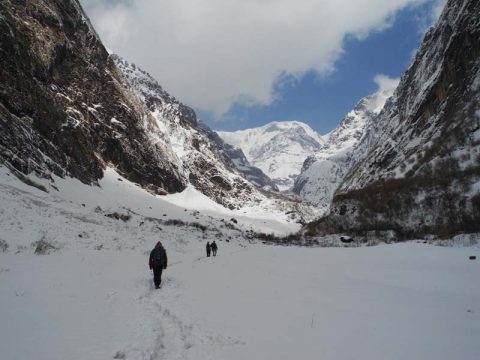 Trek to Annapurna, Trail Chhomrong to ABC