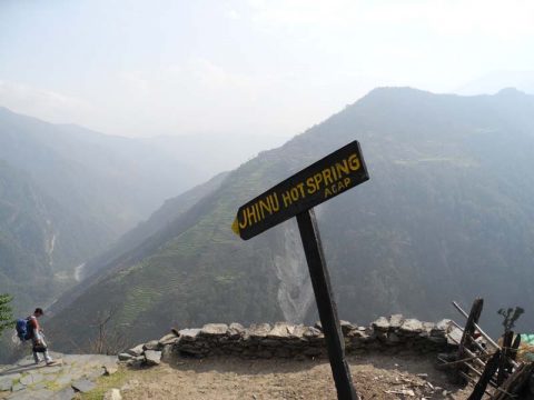 Sing to Jhinu, Trail Chhomrong to Nayapul