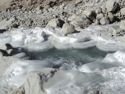 Icy River Khumbu, Trail Pheriche to Lobuche