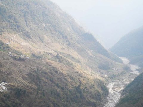 Tibuje Khola, Trail Tadapani to Chhomrong