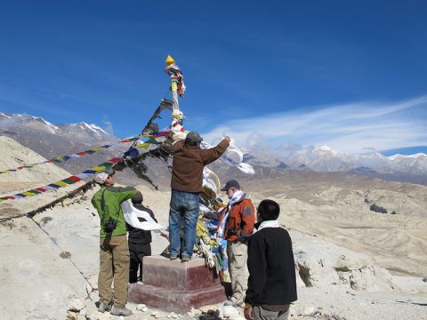 Temple Enroute UM, Upper Mustang Trek