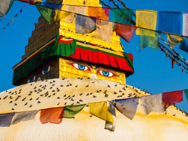 The Great Stupa Bodnath in Kathmandu