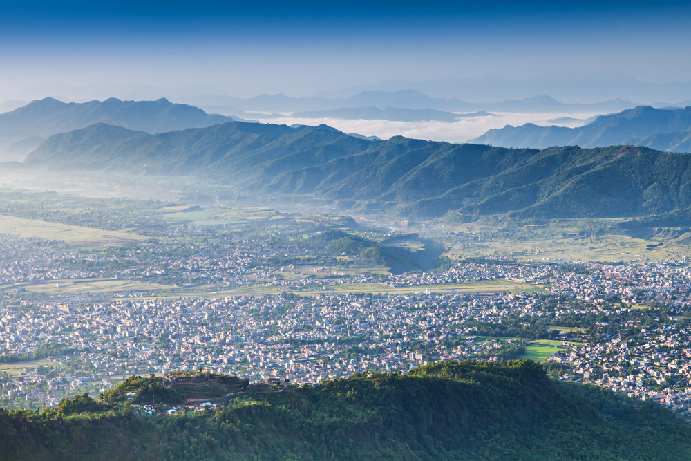 A sweeping view of Pokhara. Pokhara