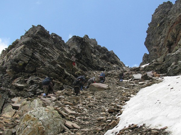 View of Rupin Pass