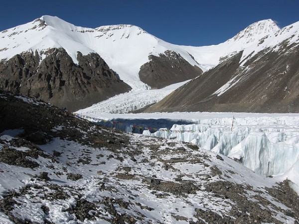 Khartaphu Peak and Everest Advanced Base Camp