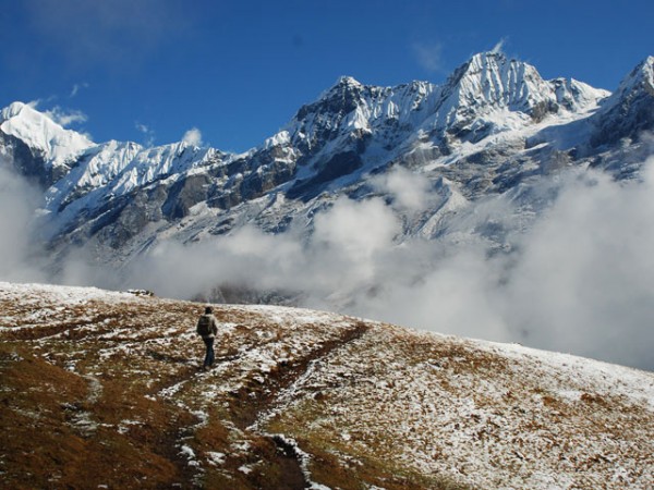 View from Dzongri on Goecha La Trek