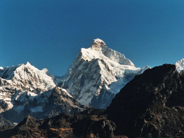 View of Jannu from Miring La