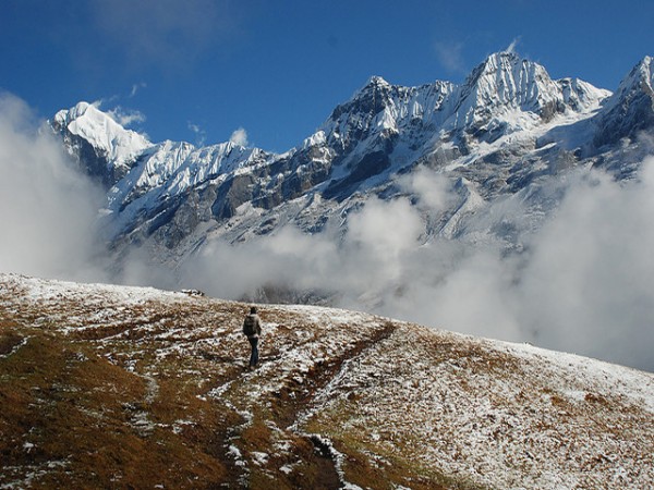 View from Dzongri on Goecha La Trek