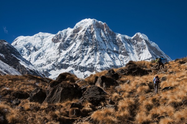 Trekking in the Annapurna region, Nepal himalayas