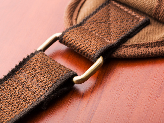 Check the stitching on attachments
