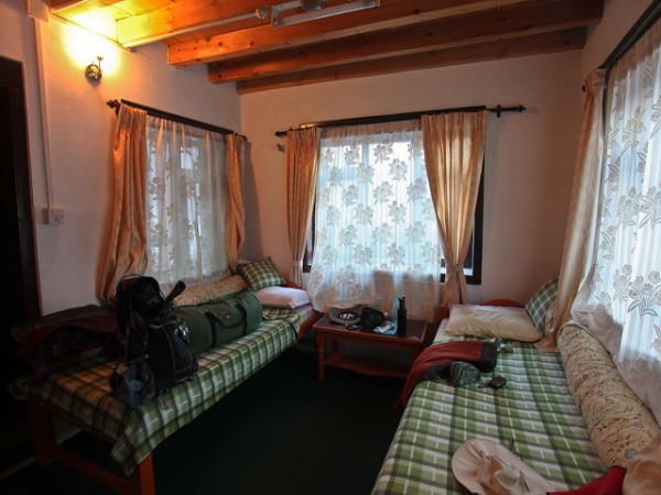 Inside the room in teahouse