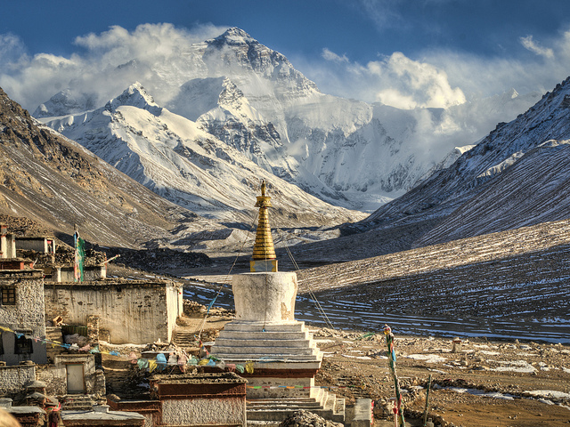 Mont Everest Base Camp and Rongbuk Monastery