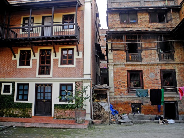 Contrasting architecture Bhaktapur