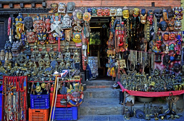 Handicrafts in Monkey Temple