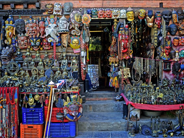 Handicrafts in Monkey Temple