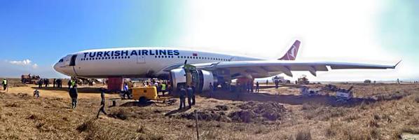 Turkish airliner progress