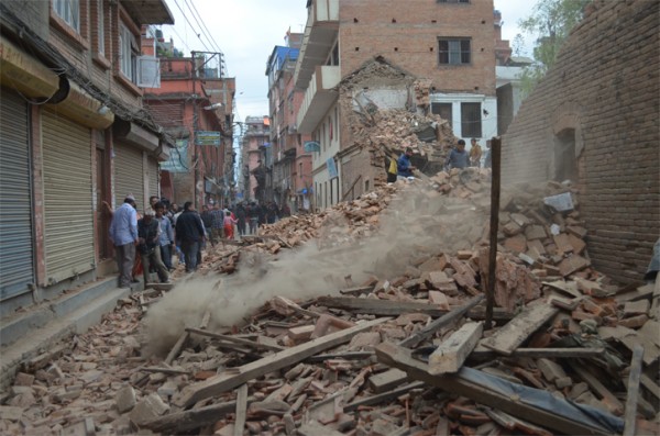 Damage in Thamel
