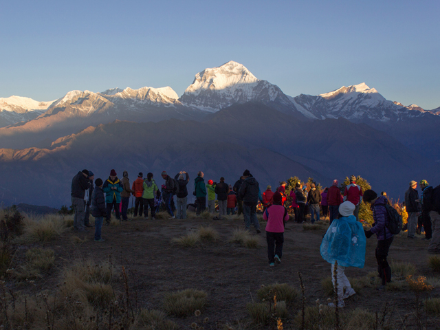 Sunrise on Poon Hill,