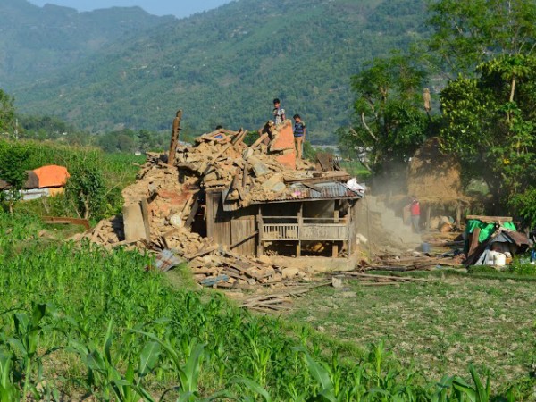 Damage in Tripureshwor