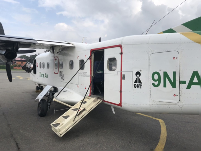 small aircraft used for Lukla flights