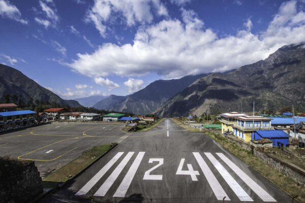 Tenzing-Hillary Airport in Lukla, the gateway to the Everest Base Camp trek