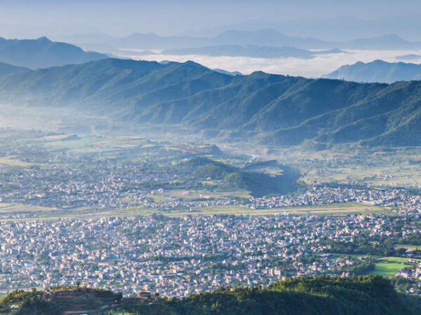 View of Pokhara from Sarangkot hill